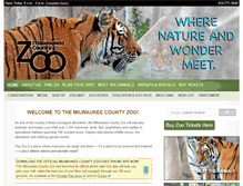 Tablet Screenshot of milwaukeezoo.org